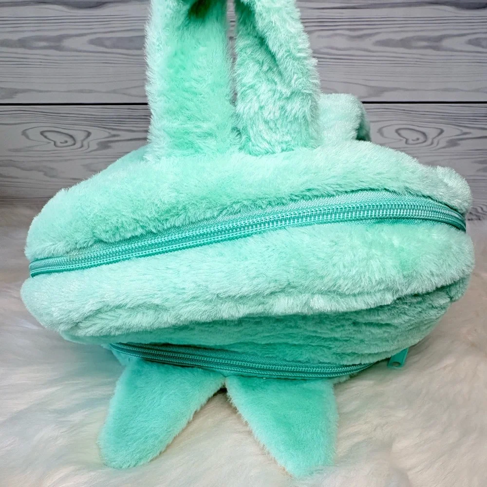 Mint Green Labubu Plush Backpack‎